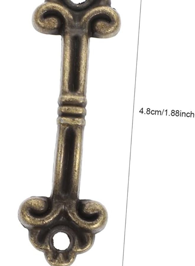 Vintage Style Mini Pulling Handles For Jewelry Box Cabinet Drawer Knobs Set Of 1 - Image 2